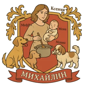 Герб семьи Михайлин