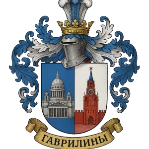 Герб семьи гаврилины