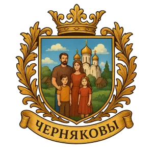 Герб семьи Черняковы