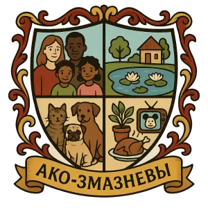 Гербы семьи Ако -Змазневы