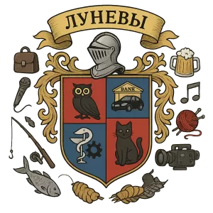 Герб семьи Луневы