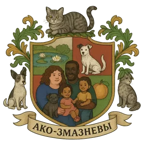 Герб семьи Ако - Змазневы