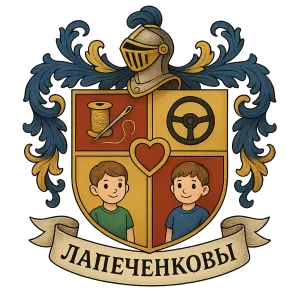 Герб семьи Лапеченков