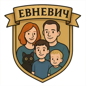 Герб семьи Евневич