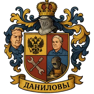 Герб семьи Даниловы