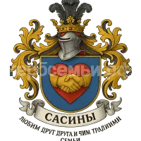 Герб семьи Сасины
