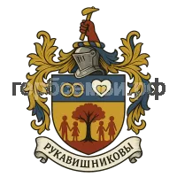 Герб семьи Рукавишниковы