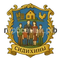 Герб семьи Сидихины