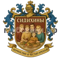 Герб семьи Сидихины