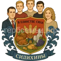 Герб семьи Сидихины