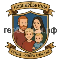 Герб семьи Подскребкины