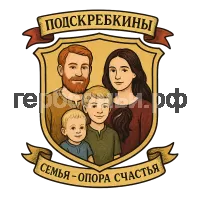 Герб семьи Подскребкины