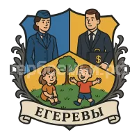 Герб семьи Егеревы