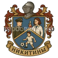 Гербы семьи Никитины