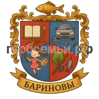 Герб семьи Бариновы