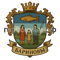 Герб семьи Бариновы