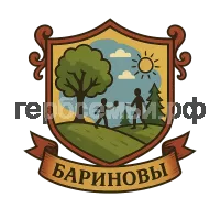 Герб семьи Бариновы