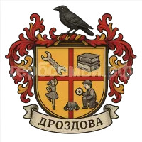 Герб семьи Дроздова