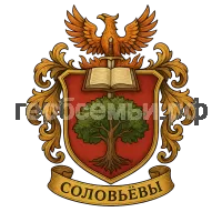 Герб семьи Соловьёвы