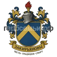 Герб семьи Закирьяновы