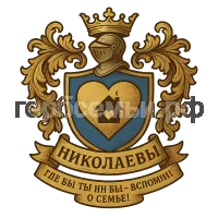 Герб семьи Николаевы