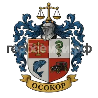 Герб семьи Осокор
