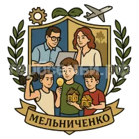 Герб семьи Мельниченко