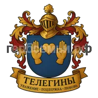 Герб семьи Телегины
