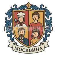 Герб семьи Москвина