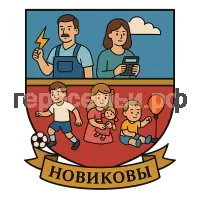 Герб семьи Новиковы