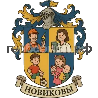 Герб семьи Новиковы