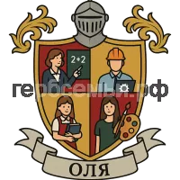 Герб семьи Оля