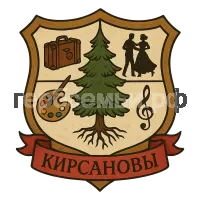 Герб семьи кирсановы