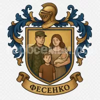 Герб семьи Фесенко