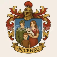 Герб семьи Фесенко