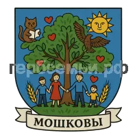 Герб семьи Мошковы