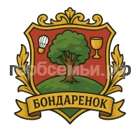 Герб семьи Бондаренок