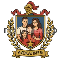 Герб семьи Аджалиев