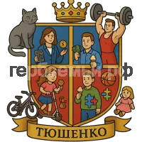 Герб семьи Тюшенко
