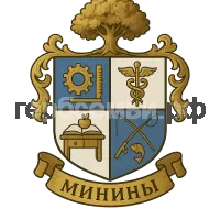 Герб семьи Минины