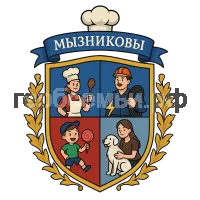 Герб семьи Мызников