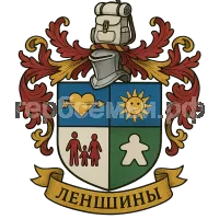 Герб семьи Леньшины