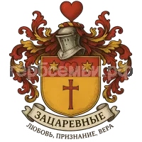 Герб семьи Зацаревные