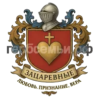 Гербы семьи Зацаревные