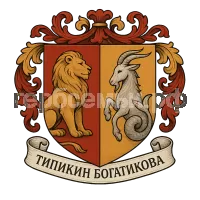 Гербы семьи Типикин Богатикова