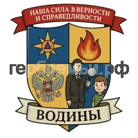 Герб семьи Наша сила в верности и справедливости