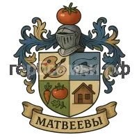 Герб семьи Матвеевы