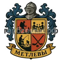 Герб семьи Метлевы