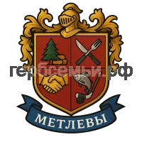 Герб семьи Метлевы