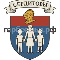 Герб семьи Сердитовы